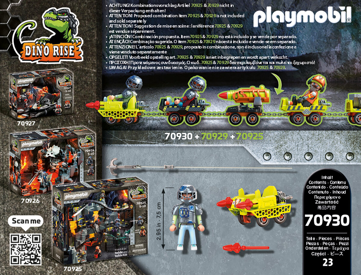 PLAYMOBIL 70930 Minen Cruiser Spielzeug, Werbung, Plakat, Motorrad, Rad