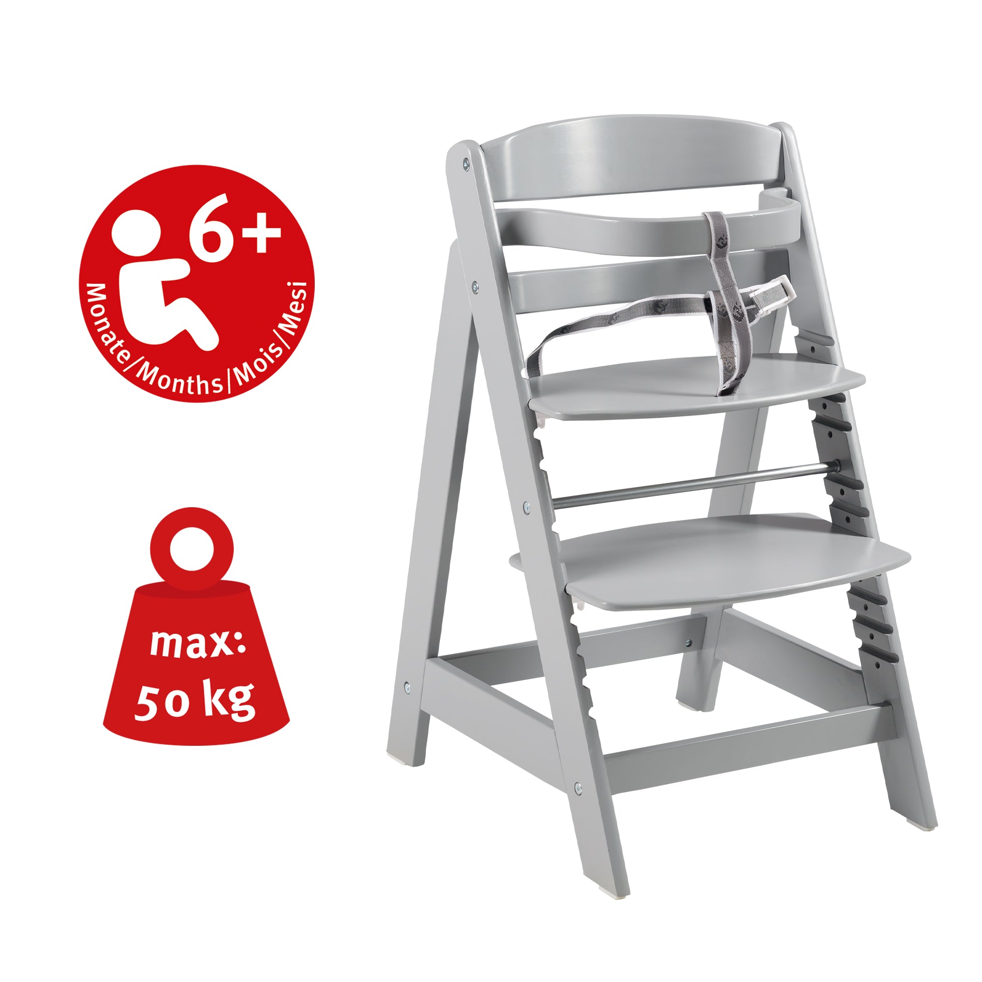 Roba 7571TP Treppenhochstuhl taupe - Bild 7 Roba 7571TP Treppenhochstuhl taupe - Produktbild 7