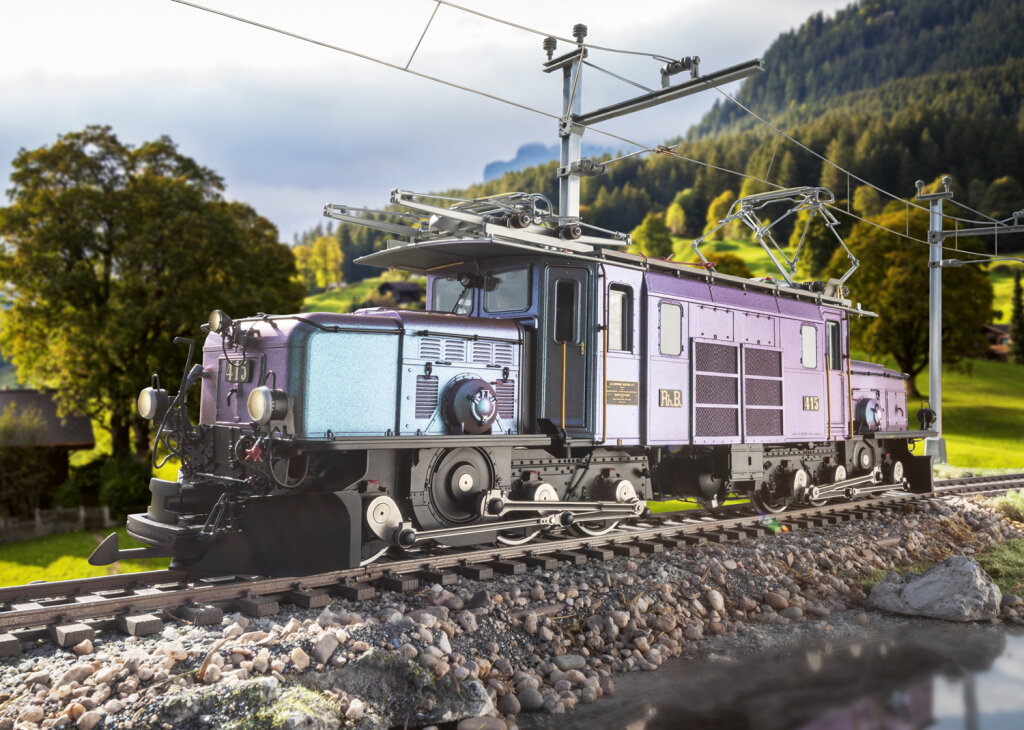 LGB 26601 G Elektrolokomotive Ge 6/6 I, RhB, Ep. VI Eisenbahn, Transport, Zug, Fahrzeug, Rad