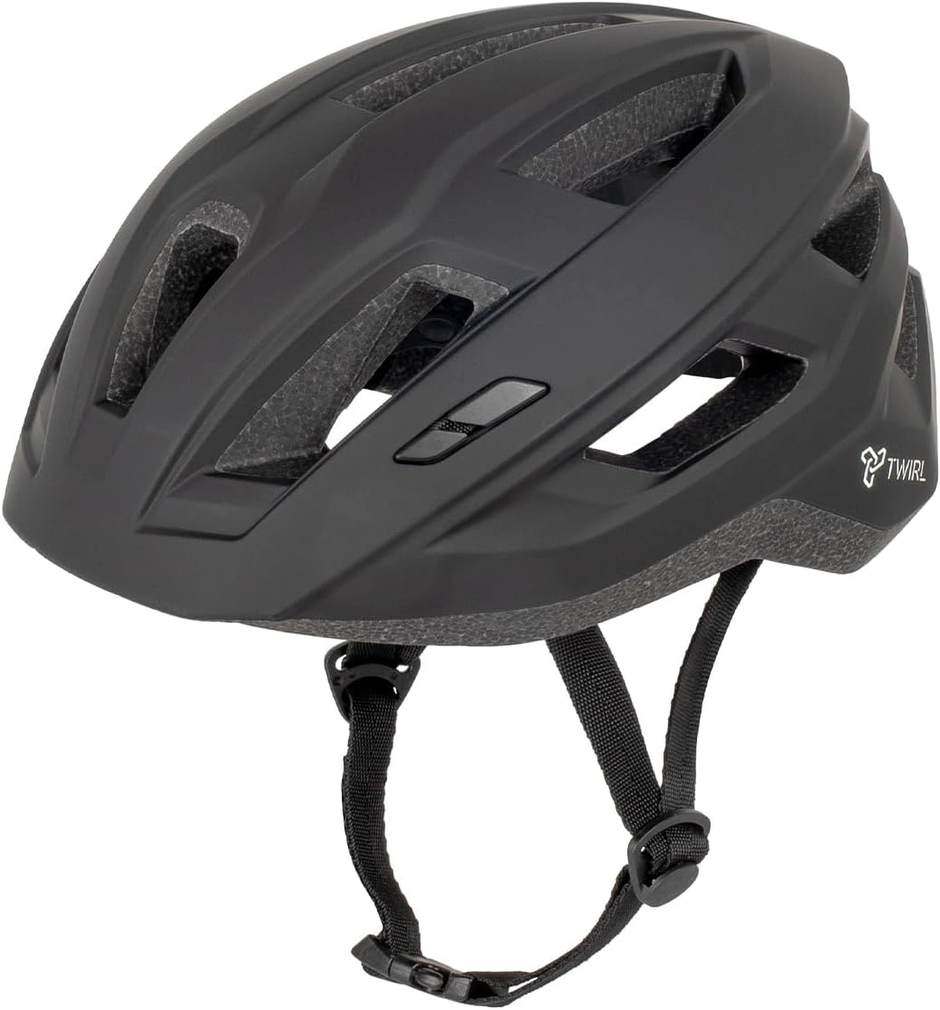 TWIRL 730470 – Fahrradhelm City One 53–56 cm Schwarz mit LED TWIRL 730470 – Fahrradhelm City One 53–56 cm Schwarz mit LED