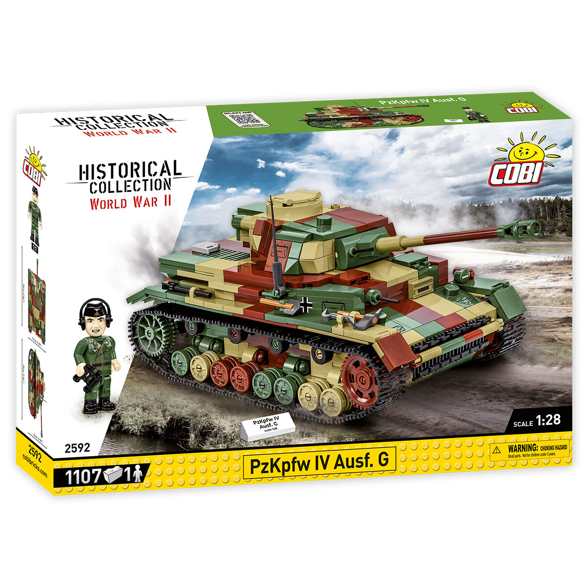 COBI 2592 - PZKPFW IV AUSF. G Maßstabb 1:28) COBI 2592 - PZKPFW IV AUSF. G Maßstabb 1:28)