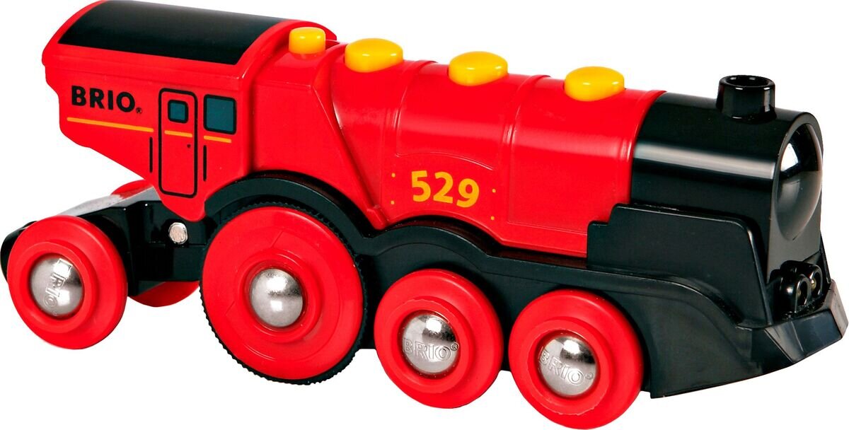 BRIO World 33592 Rote Lola elektrische Lok Batterie-Lokomotive mit Licht & Sound Kleinkinderspielzeug empfohlen ab BRIO, World, 33592, Rote, Lola, elektrische, Lok, Batterie-Lokomotive, mit, Licht, &, Sound, Kleinkinderspielzeug, empfohlen, ab