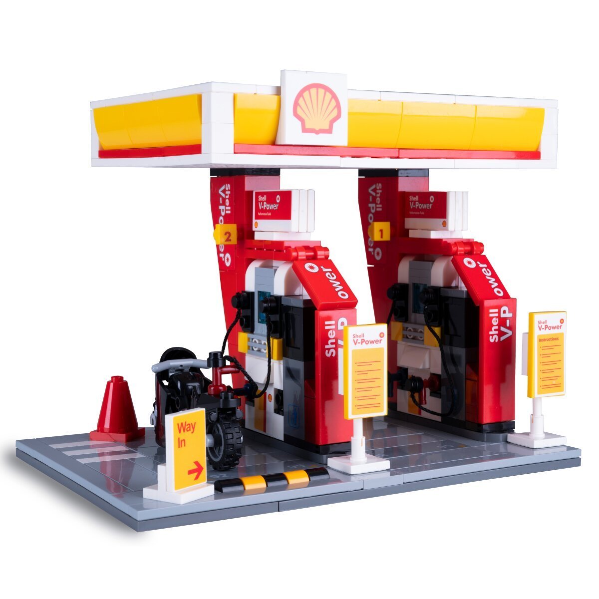 JAMARA CaDA Shell Tankstelle 1:30 Bricks ab 8 Jahren
