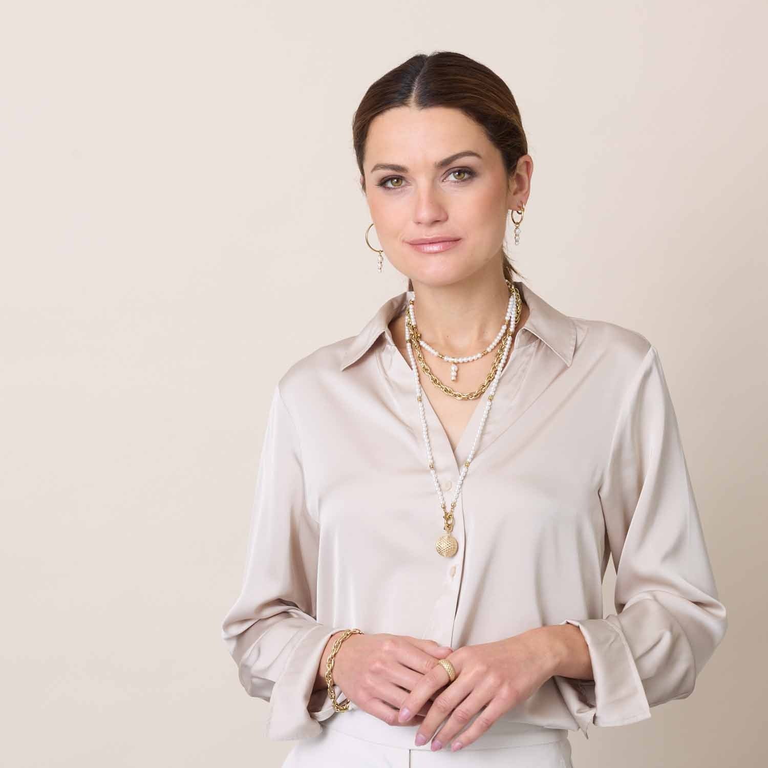 Leonardo 025524 Set/2 Anhänger gold Justine Beauty's