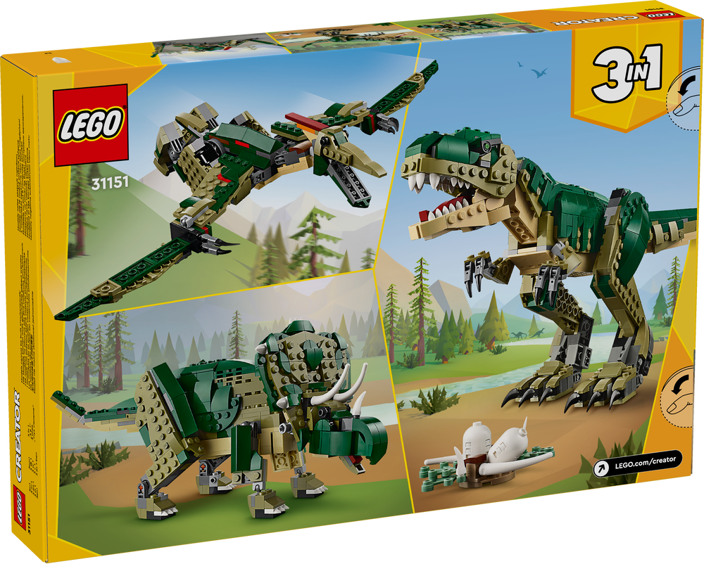 LEGO® Creator T.Rex 3-in-1-Kinderspielzeug 31151 Buch, Comics, Veröffentlichung, Spielzeug