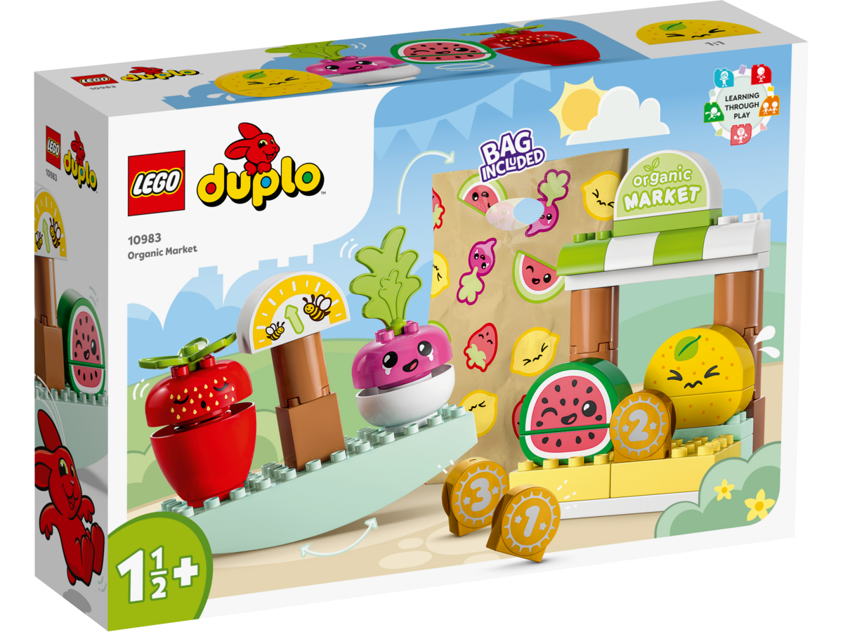 LEGO, DUPLO, Biomarkt, 10983, Essen, Süßigkeiten, Band LEGO DUPLO Biomarkt 10983