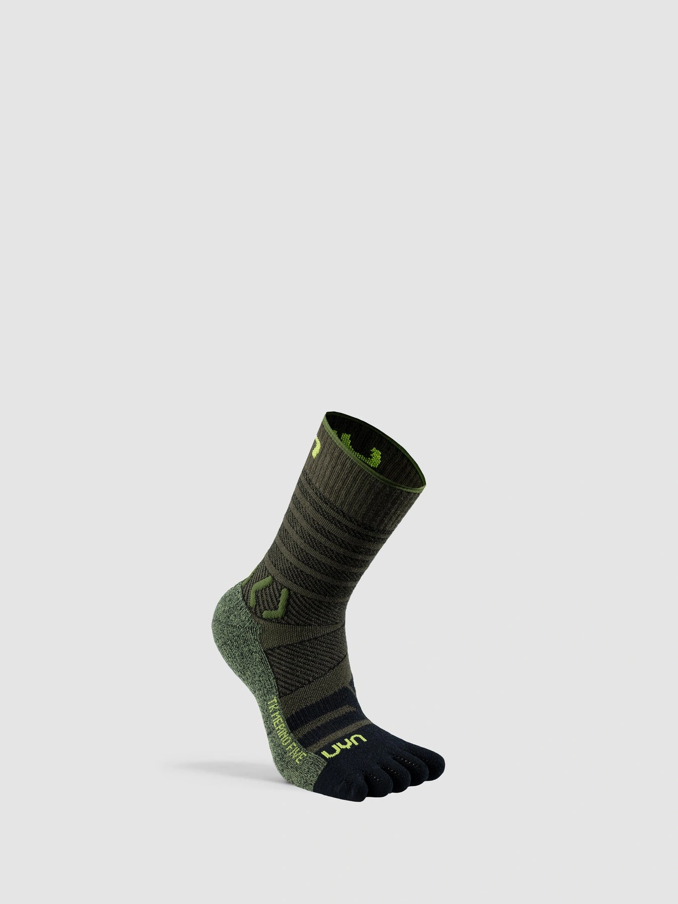 UYN Herren Trekkingsocken Five Merino S100322E199 - Military/Schwarz GR. 39/41 UYN Herren Trekkingsocken Five Merino S100322E199 - Military/Schwarz GR. 39/41
