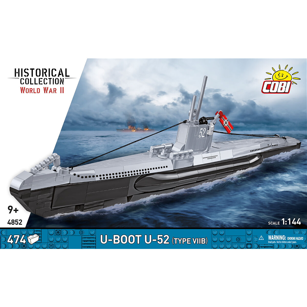 COBI 4852 - U-BOOT U-52 (TYP VIIB) - Bild 3 COBI 4852 - U-BOOT U-52 (TYP VIIB) - Bild 3