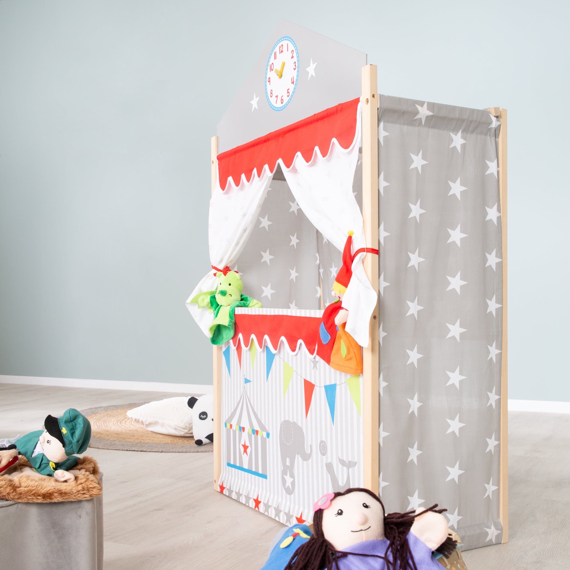 Roba 7104 Kaspertheater grau – Rollenspiel - Produktbild 6