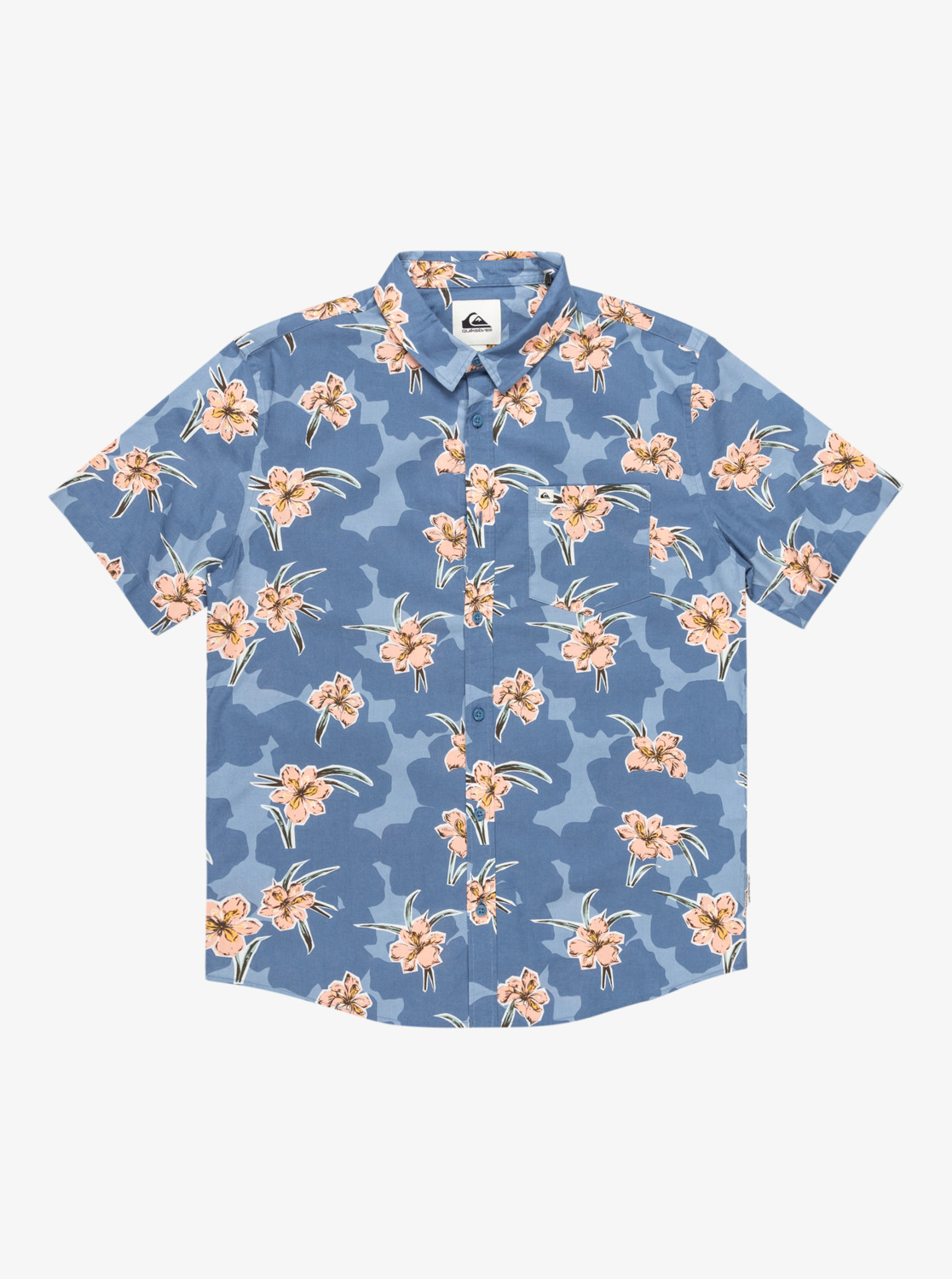 Quiksilver Apero Classic Kurzärmliges Hemd für Männer Bekleidung, Hemd, Ärmel, Strandmode, Muster