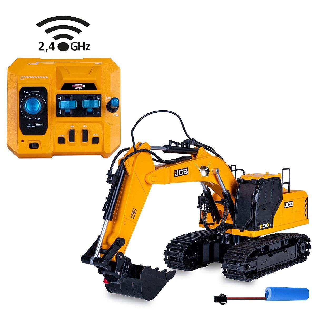JAMARA Bagger JCB 1:26 2,4 GHz Demolition-Set ab 6 Jahren JAMARA Bagger JCB 1:26 2,4 GHz Demolition-Set ab 6 Jahren
