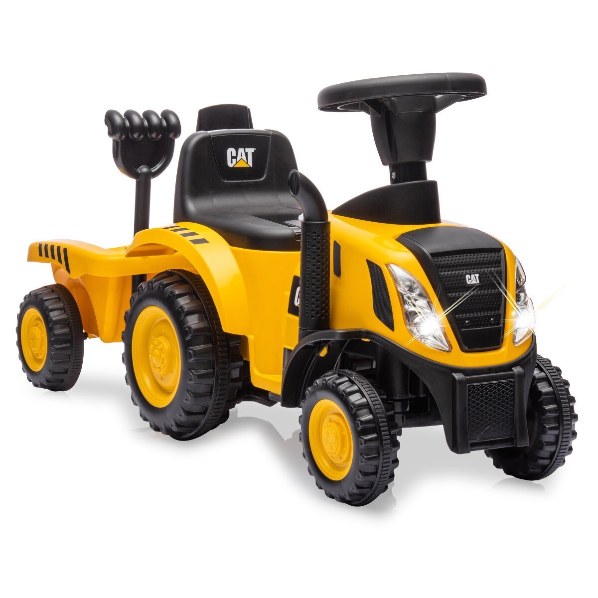 JAMARA Rutscher Caterpillar Traktor mit Anhänger gelb 2in1 ab 12 Monaten JAMARA Rutscher Caterpillar Traktor mit Anhänger gelb 2in1 ab 12 Monaten
