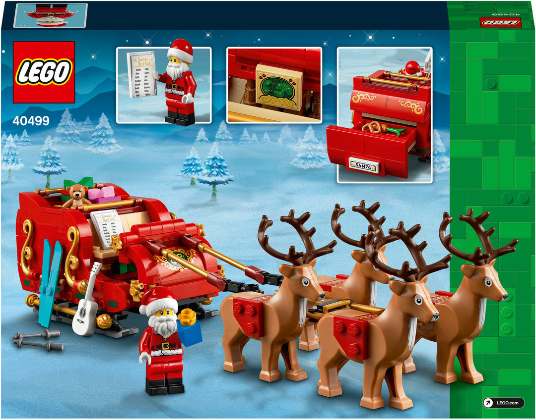LEGO® Schlitten des Weihnachtsmanns 40499 Spielzeug, Person