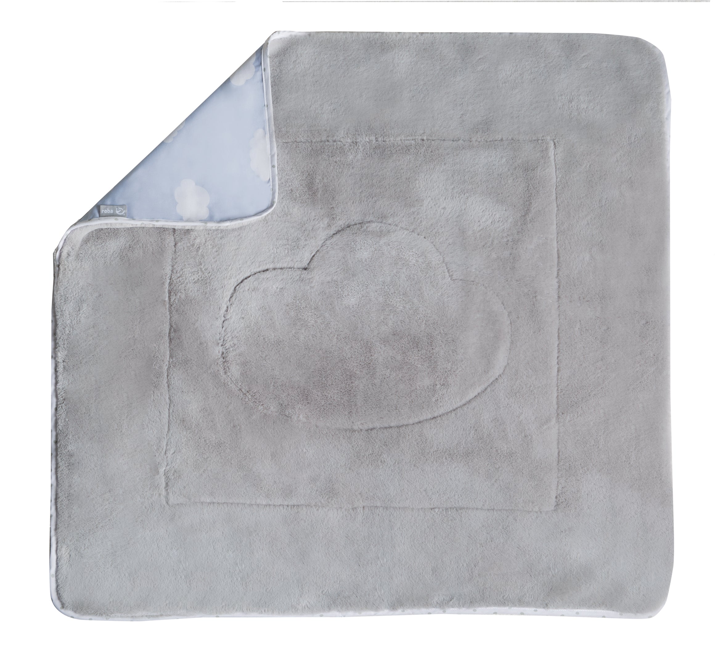 Roba 306100V203 Kuscheldecke Kleine Wolke blau – Heim Textilien - Bild 4 Roba 306100V203 Kuscheldecke Kleine Wolke blau – Heim Textilien - Produktbild 4