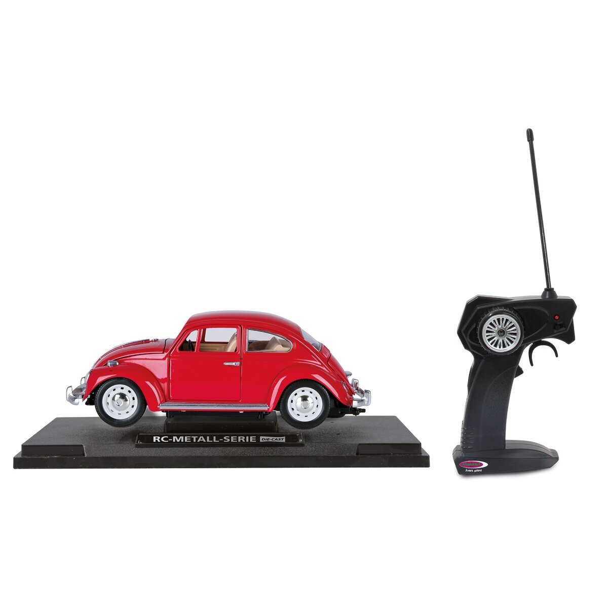 JAMARA VW Käfer RC Diecast 1:18 rot 27MHz ab 6 Jahren