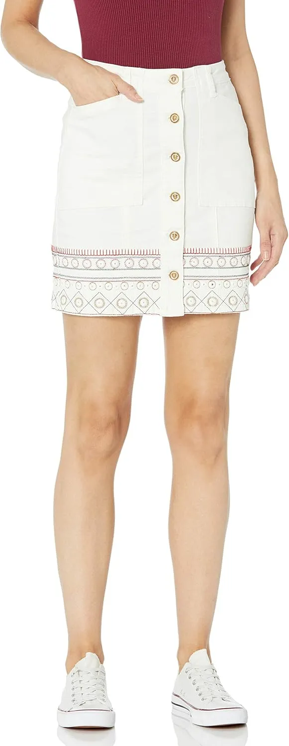 Desigual Damen Rock „Boho Maxi“ - Weiß 22SWFW02 GR. L Desigual Damen Rock „Boho Maxi“ - Weiß 22SWFW02 GR. L