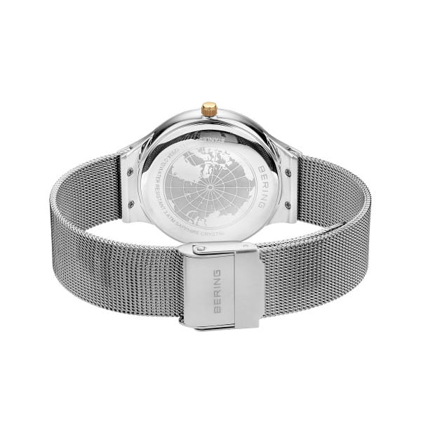 Bering 12934-010 Damenuhr, Milanaise, Silber/Gold Bering 12934-010 Damenuhr, Milanaise, Silber/Gold