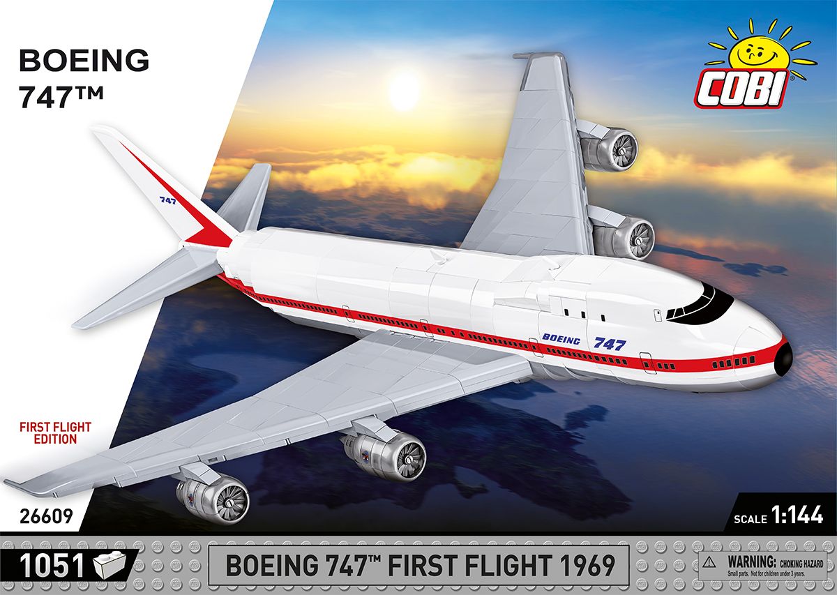 Cobi 26609 BOEING 747 FIRST FLIGHT 1969 Flugzeug, Verkehrsflugzeug, Flug, Jet, Flugzeug, Verkehrsflugzeug, Flug, Jet, Flugzeug, Verkehrsflugzeug, Flug, Jet