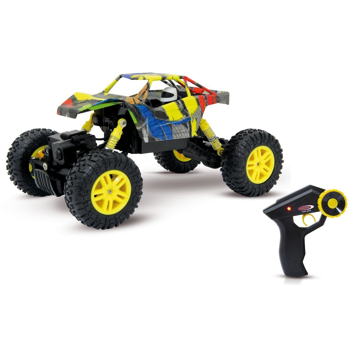 JAMARA Hillriser Crawler 4WD 1:18 gelb 2,4GHz ab 6 Jahren
