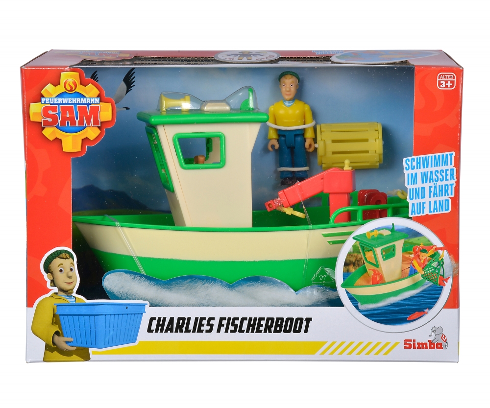 Simba Sam Charlies Fischerboot mit Figur