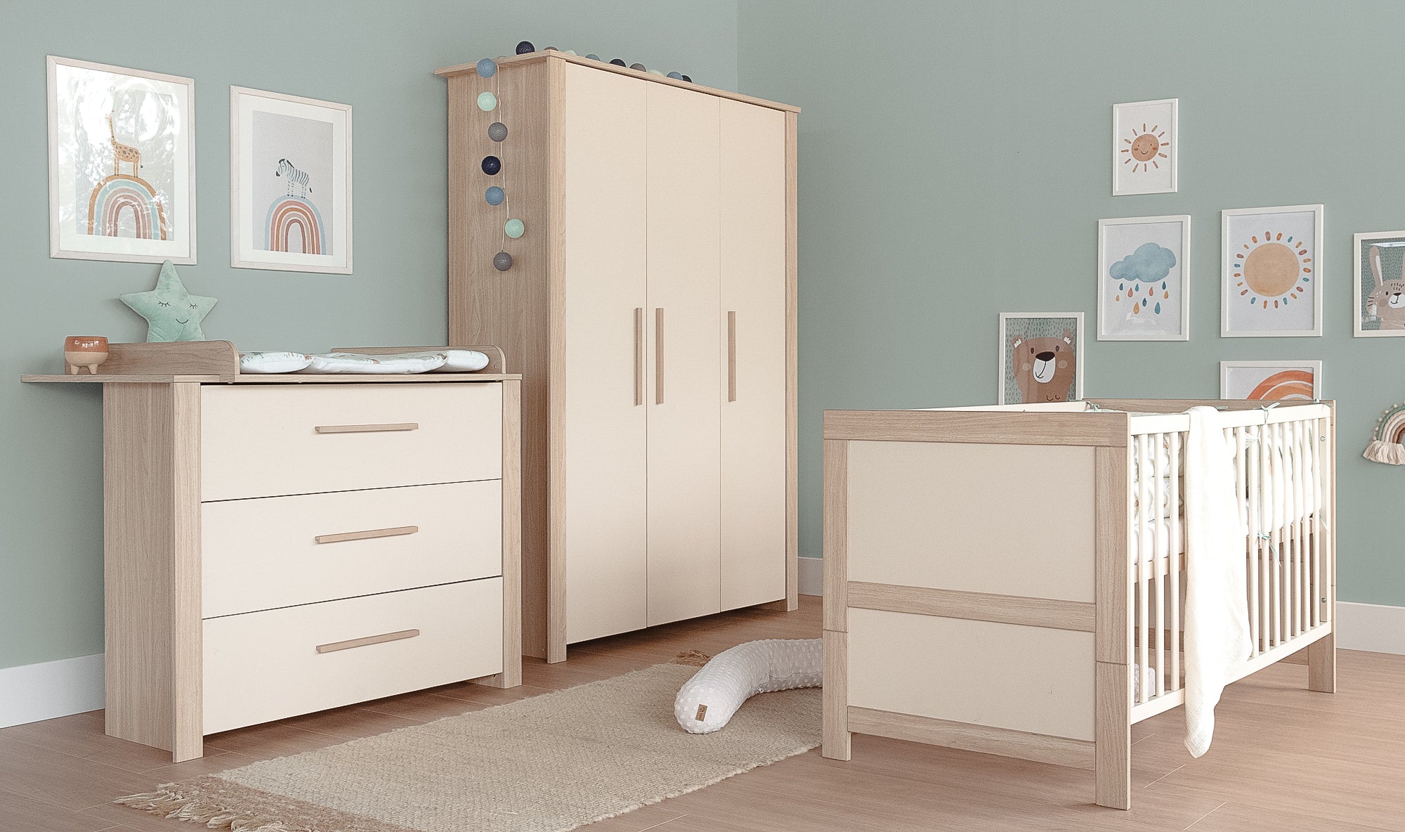 Roba 1731884 Wickelkommode breit +Wickelansatz Momo Cashmere - Produktbild 11