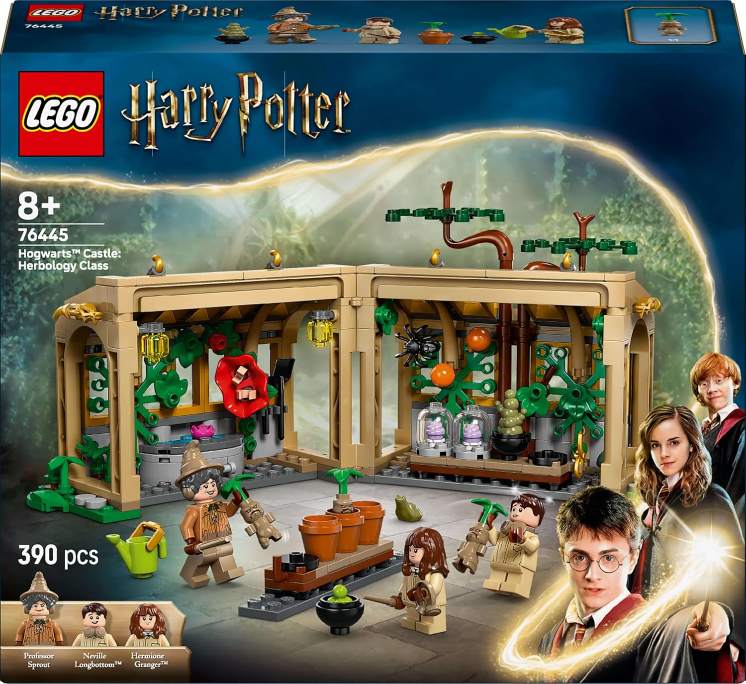 LEGO® Harry Potter™ 76445 Schloss Hogwarts™: Kräuterkundeunterricht Person, Drinnen
