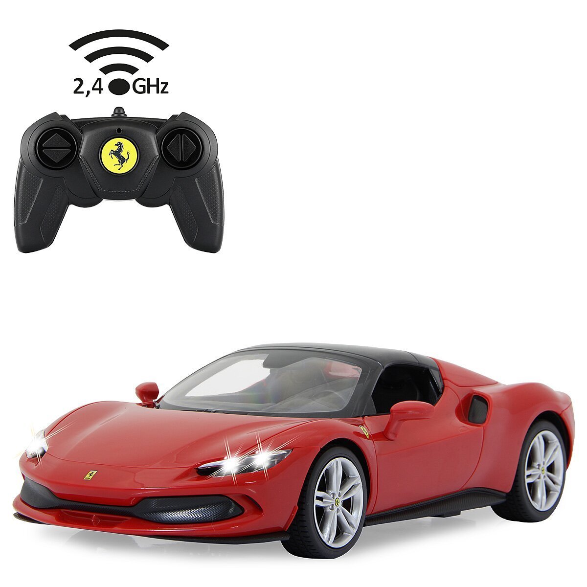 JAMARA Ferrari 296 GTS 1:16 rot 2,4GHz ab 6 Jahren JAMARA Ferrari 296 GTS 1:16 rot 2,4GHz ab 6 Jahren