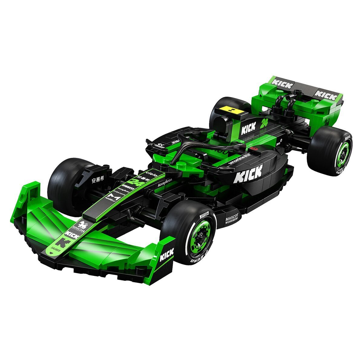 JAMARA CaDA KICK Sauber F1® Team C44 - 2024 1:24 grün Bricks ab 8 Jahren