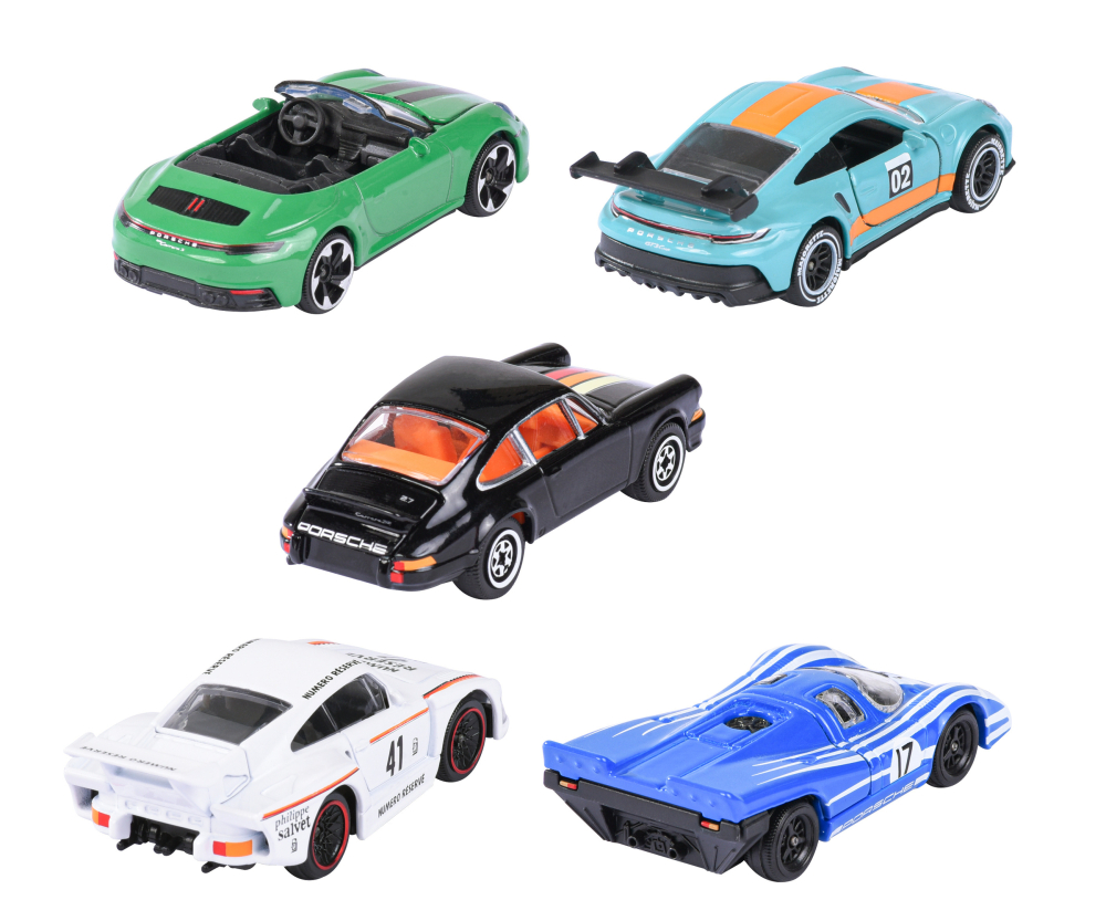 Majorette Porsche 5 Pieces Giftpack