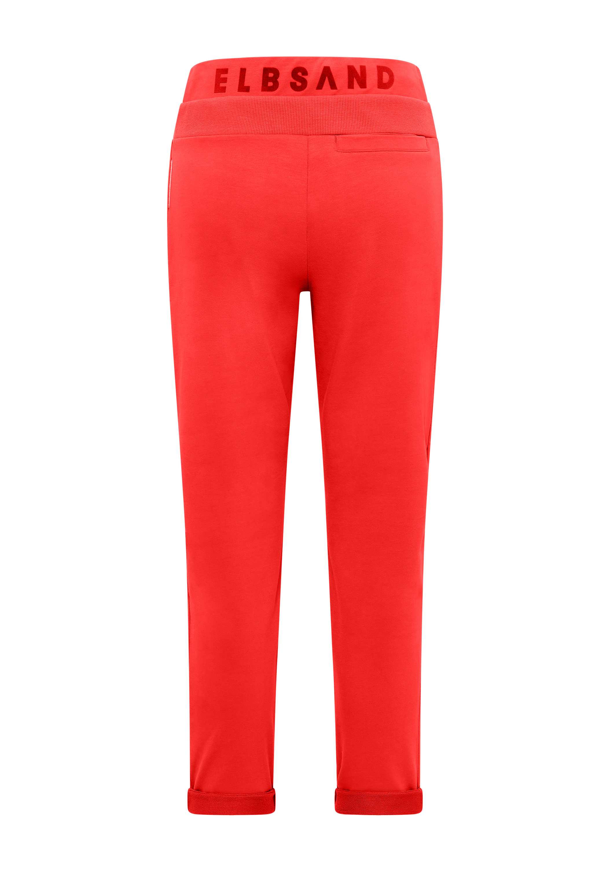 Elbsand Brine Sweathose in Rot, Produktfoto 2.