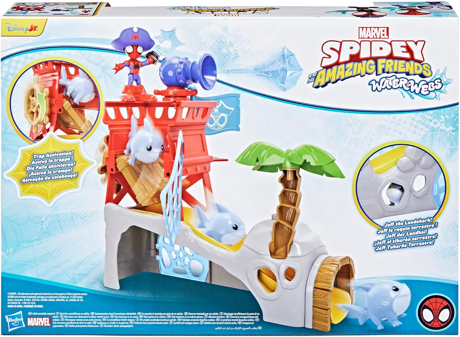 Marvel Spidey und Seine Super-Freunde Water-Webs Spidey Insel Spielset mit 2 Figuren Marvel Spidey und Seine Super-Freunde Water-Webs Spidey Insel Spielset mit 2 Figuren