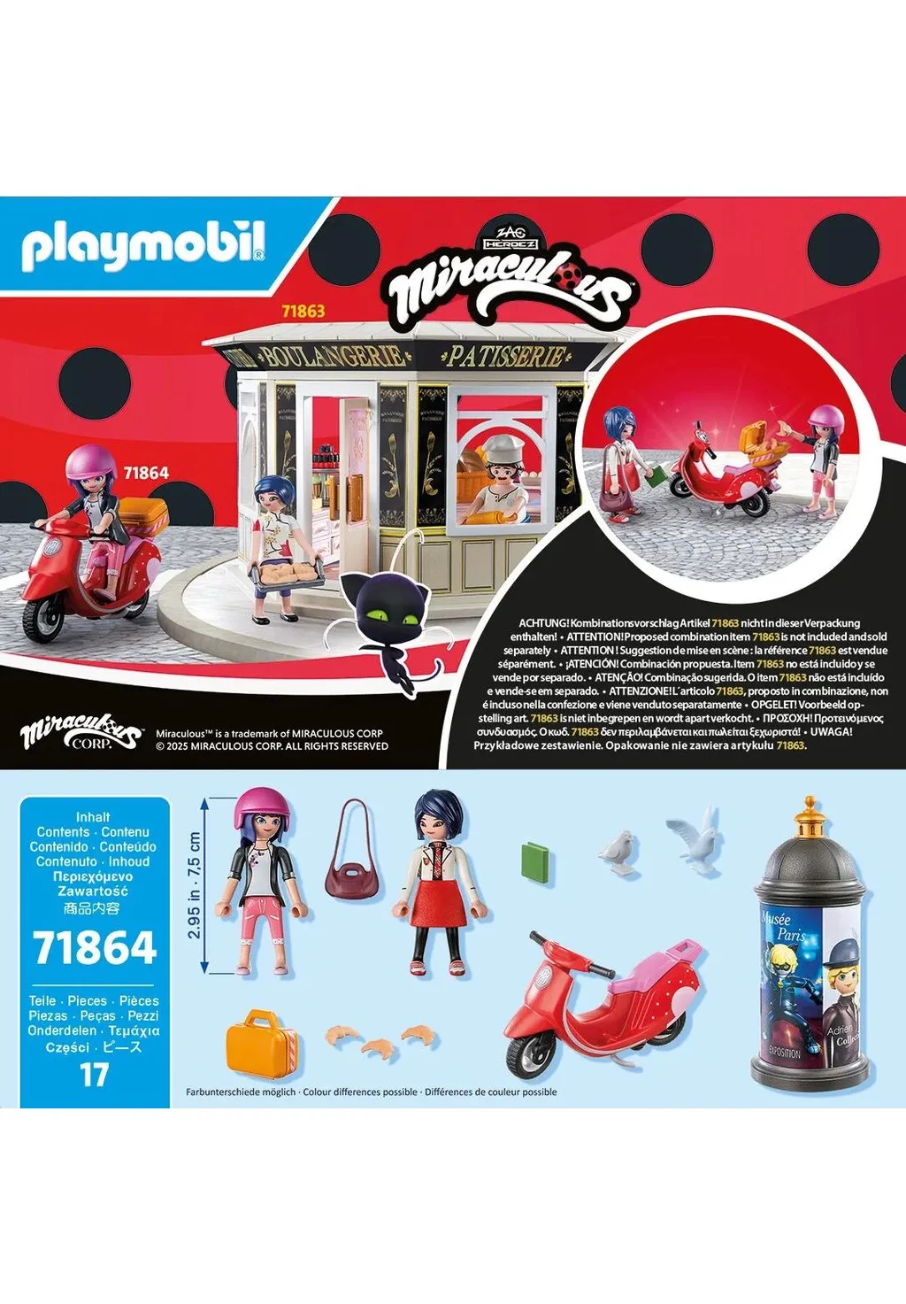 PLAYMOBIL 71864 Miraculous - Rollerfahrt