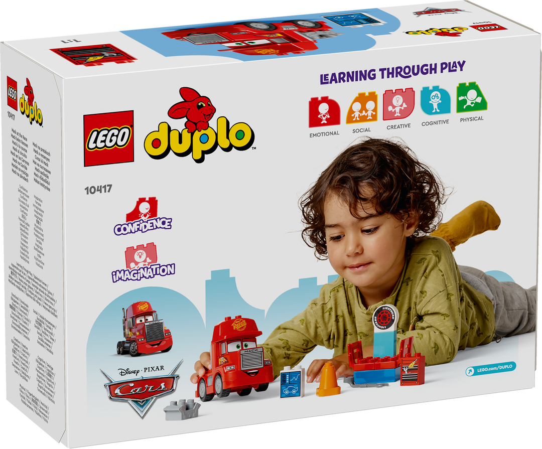 LEGO 10417 Mack beim Rennen Junge, Kind, Männlich, Person, Spielzeug