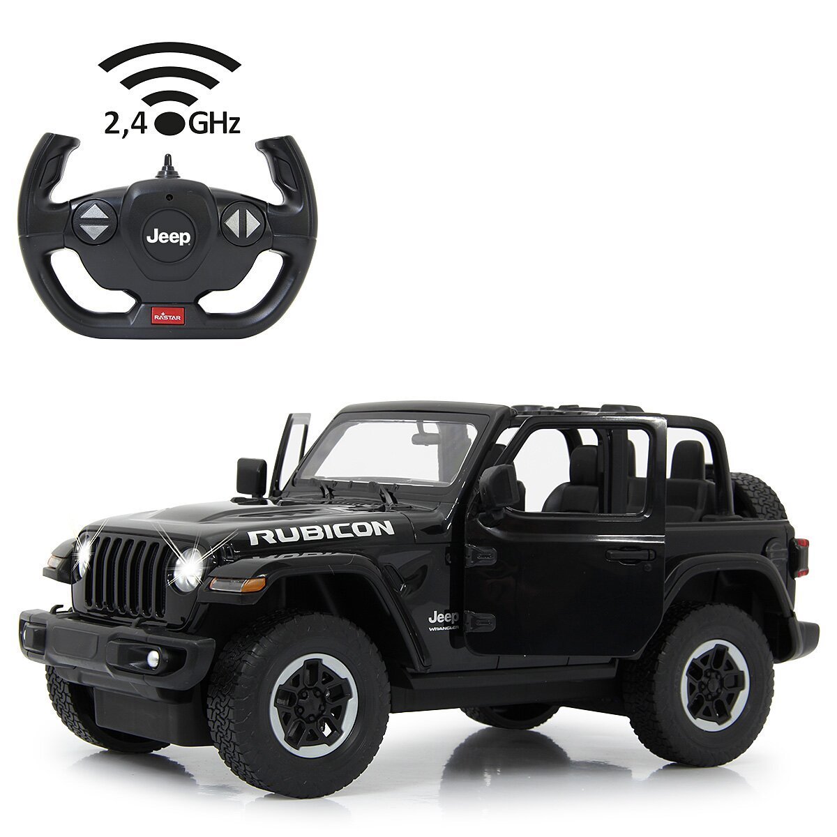JAMARA Jeep Wrangler JL 1:14 schwarz 2,4GHz Tür manuell ab 6 Jahren JAMARA Jeep Wrangler JL 1:14 schwarz 2,4GHz Tür manuell ab 6 Jahren