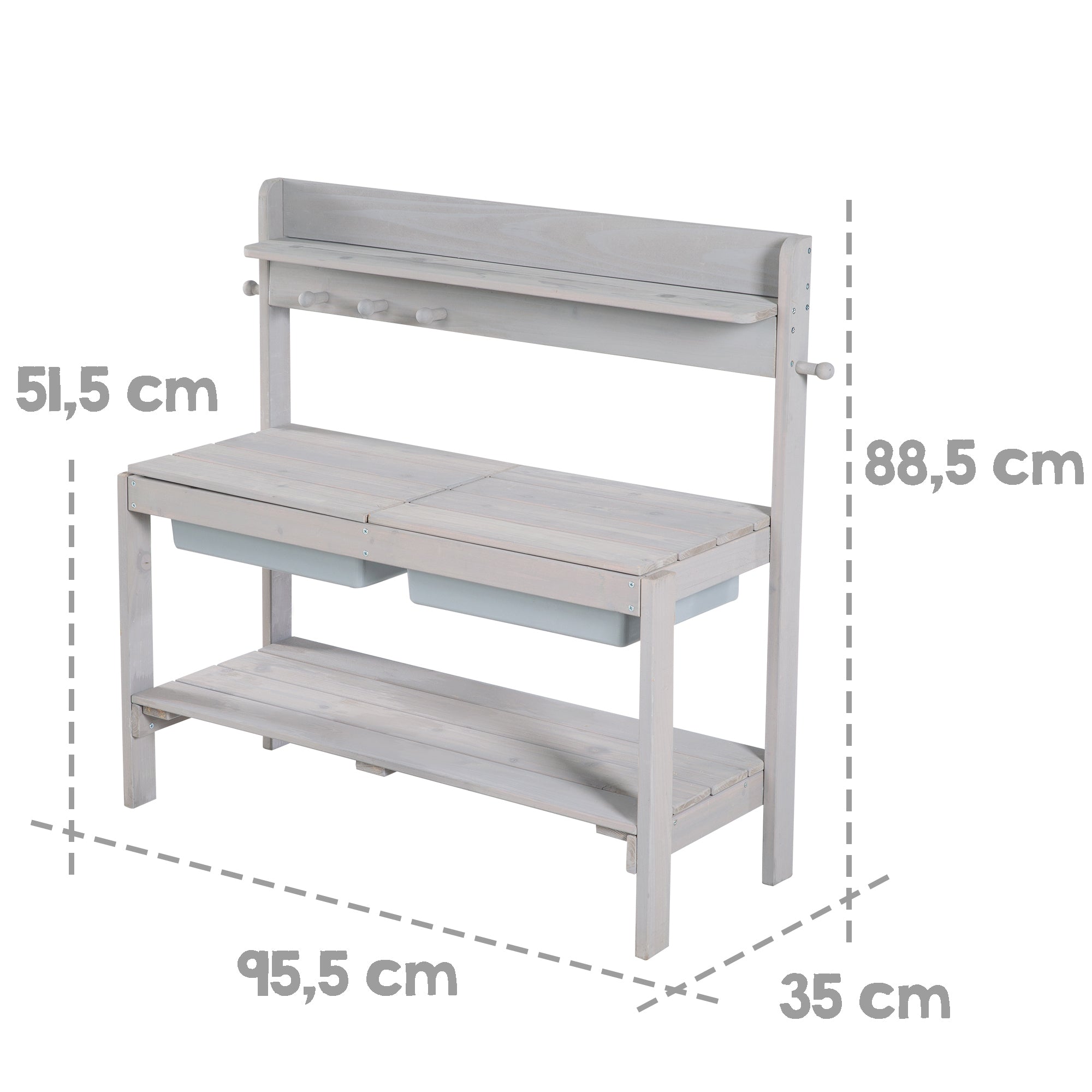 Roba 456006GA Kinderküche Outdoor+ mit Spielwanne, grau – Outdoor + - Bild 3 Roba 456006GA Kinderküche Outdoor+ mit Spielwanne, grau – Outdoor + - Produktbild 3