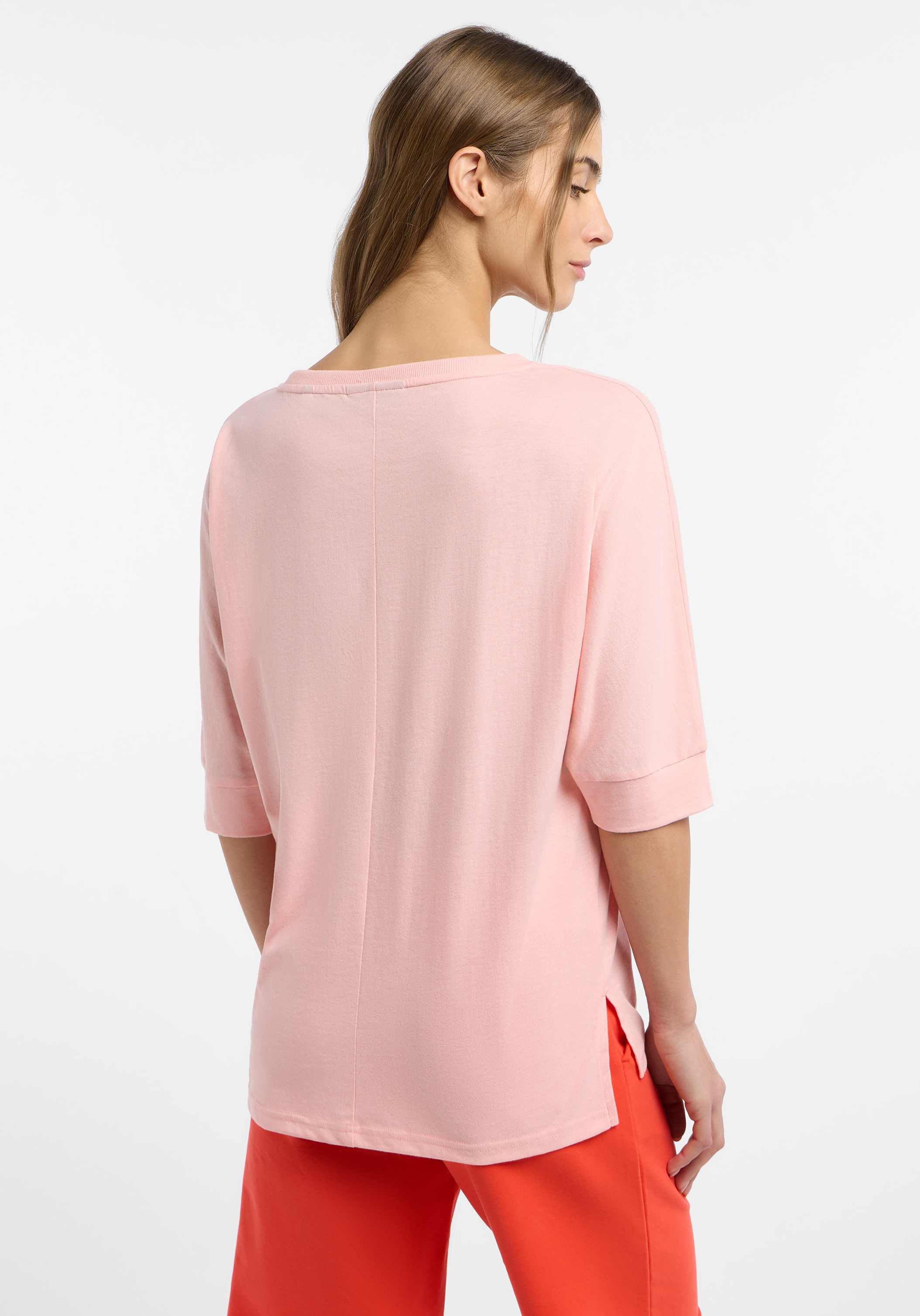 Elbsand Imani T-Shirt Oversize in Pink, Produktfoto 5.