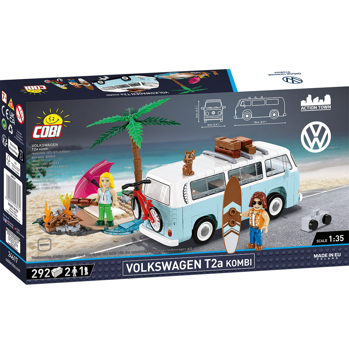 COBI 24617 - VW T2A KOMBI SCALE 1:35 - Bild 2 COBI 24617 - VW T2A KOMBI SCALE 1:35 - Bild 2
