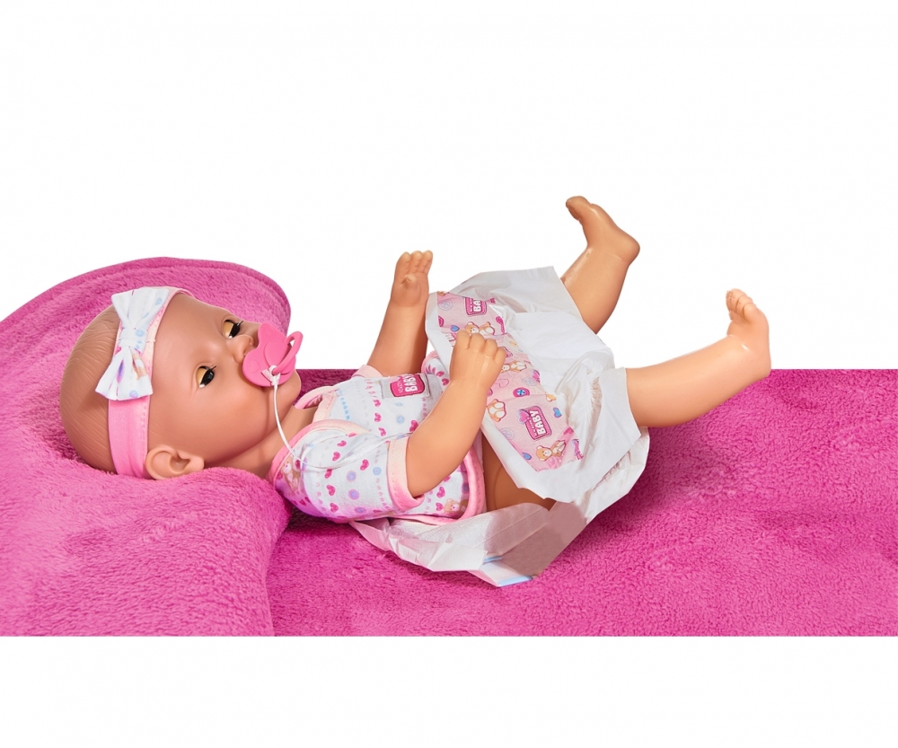 Simba NBB Babypuppe, rosa Zubehör