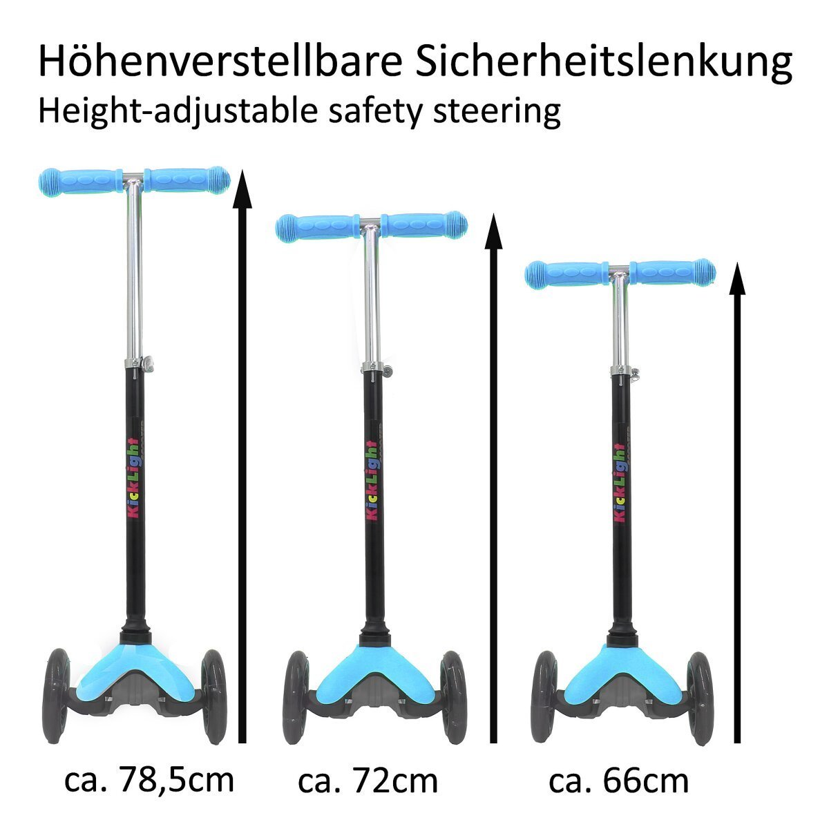 JAMARA KickLight Scooter blau JAMARA KickLight Scooter blau