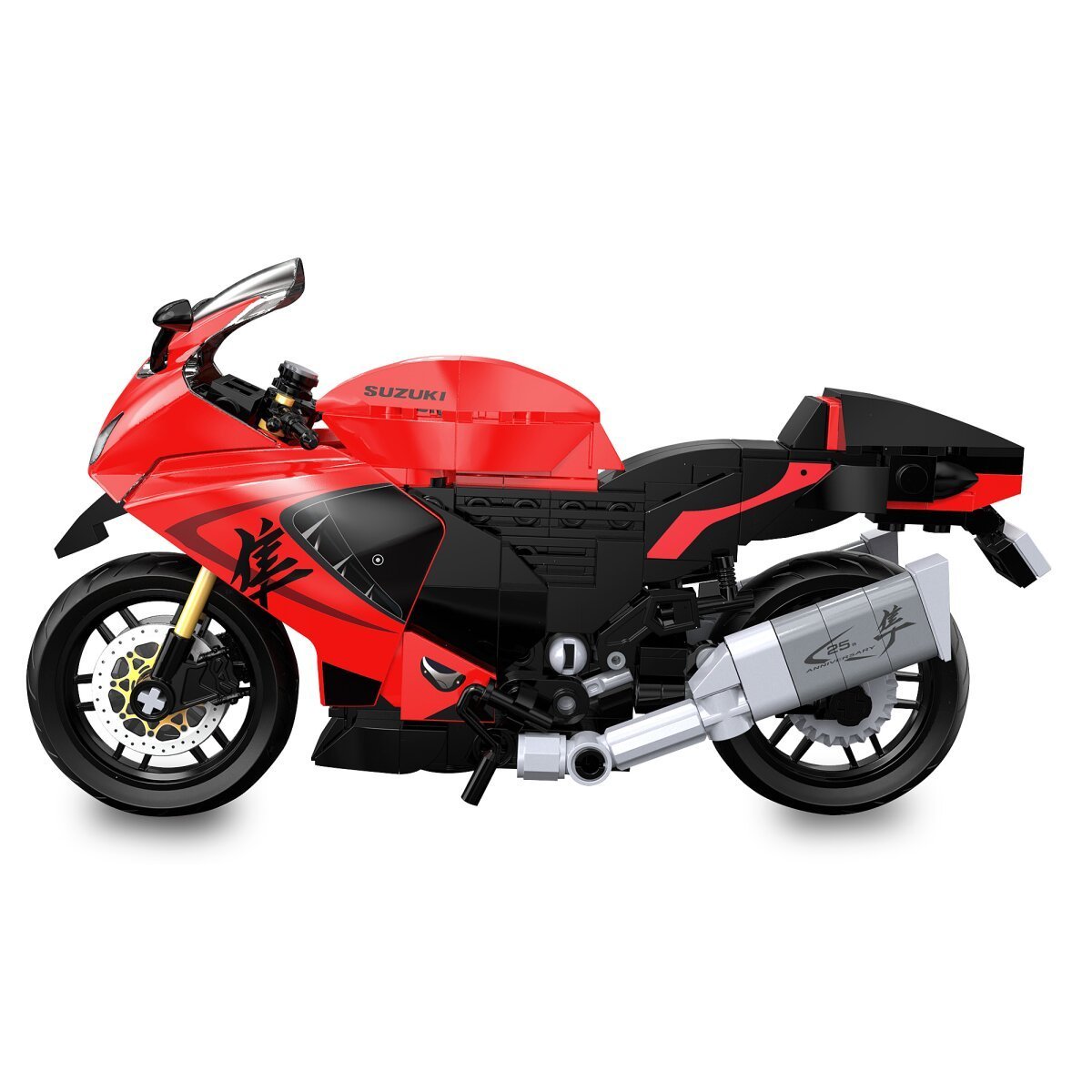 JAMARA CaDA Suzuki Hayabusa 1:12 rot Bricks ab 8 Jahren JAMARA CaDA Suzuki Hayabusa 1:12 rot Bricks ab 8 Jahren