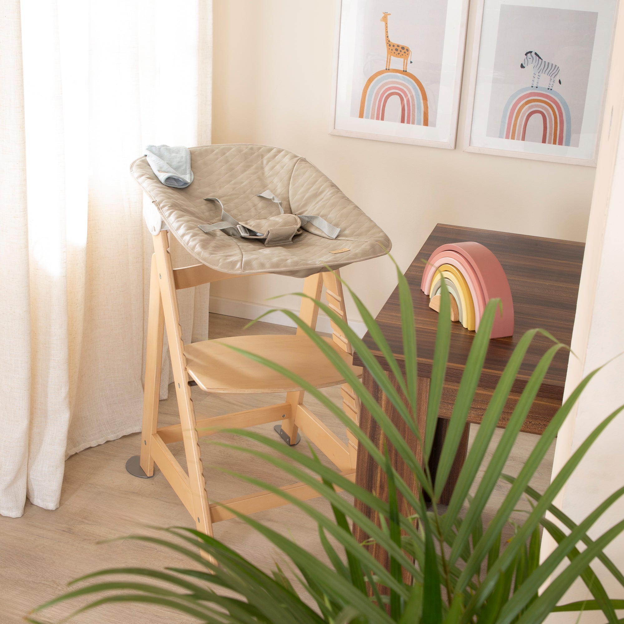 Roba 75063NAL245 Treppenhochstuhl, Set 2in1 Greyish natur lackiert - Produktbild 19