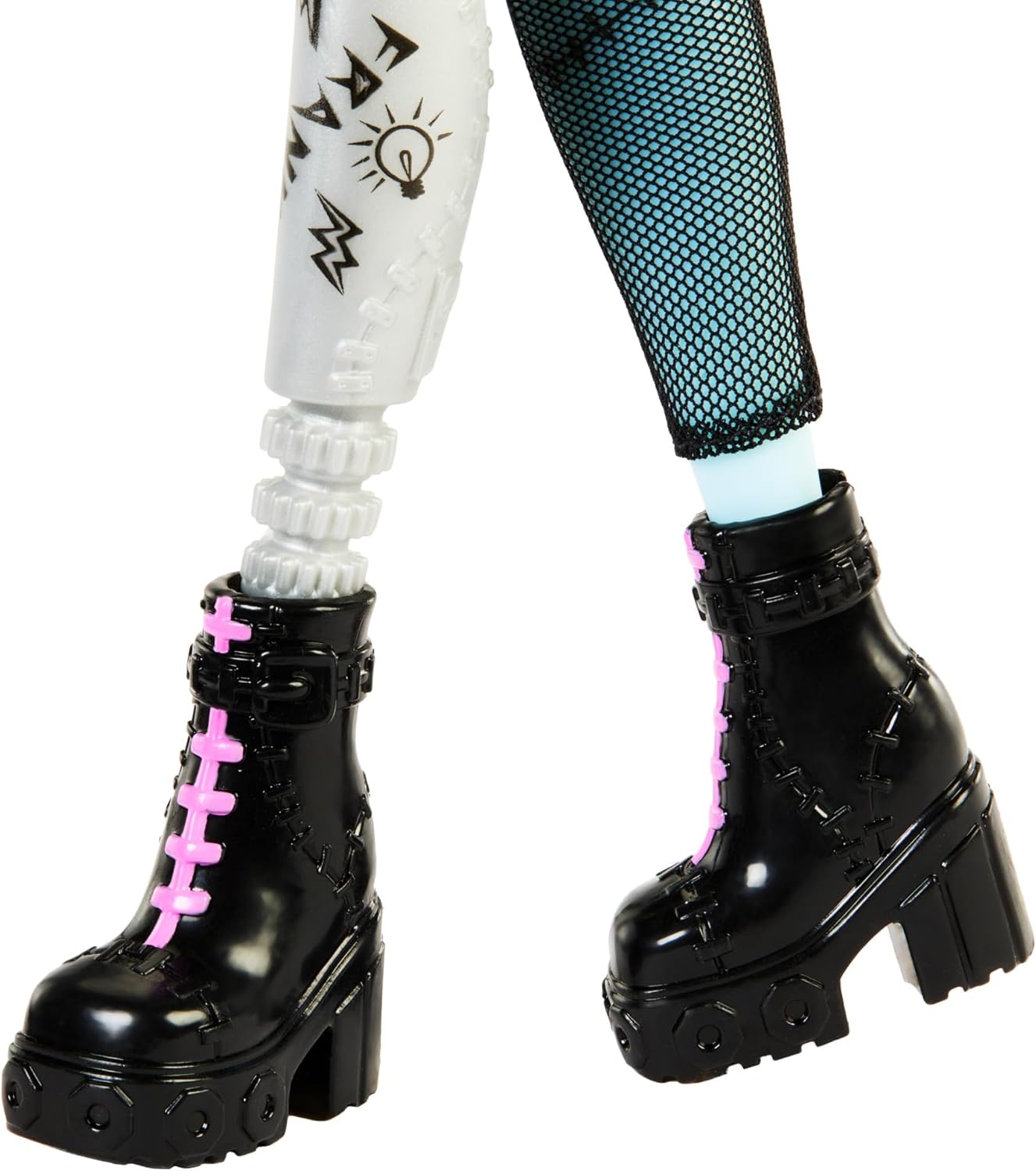 Monster High Frankie Stein Puppe mit Hund Watzie HXH73 Bekleidung, Schuhwerk, Schuh