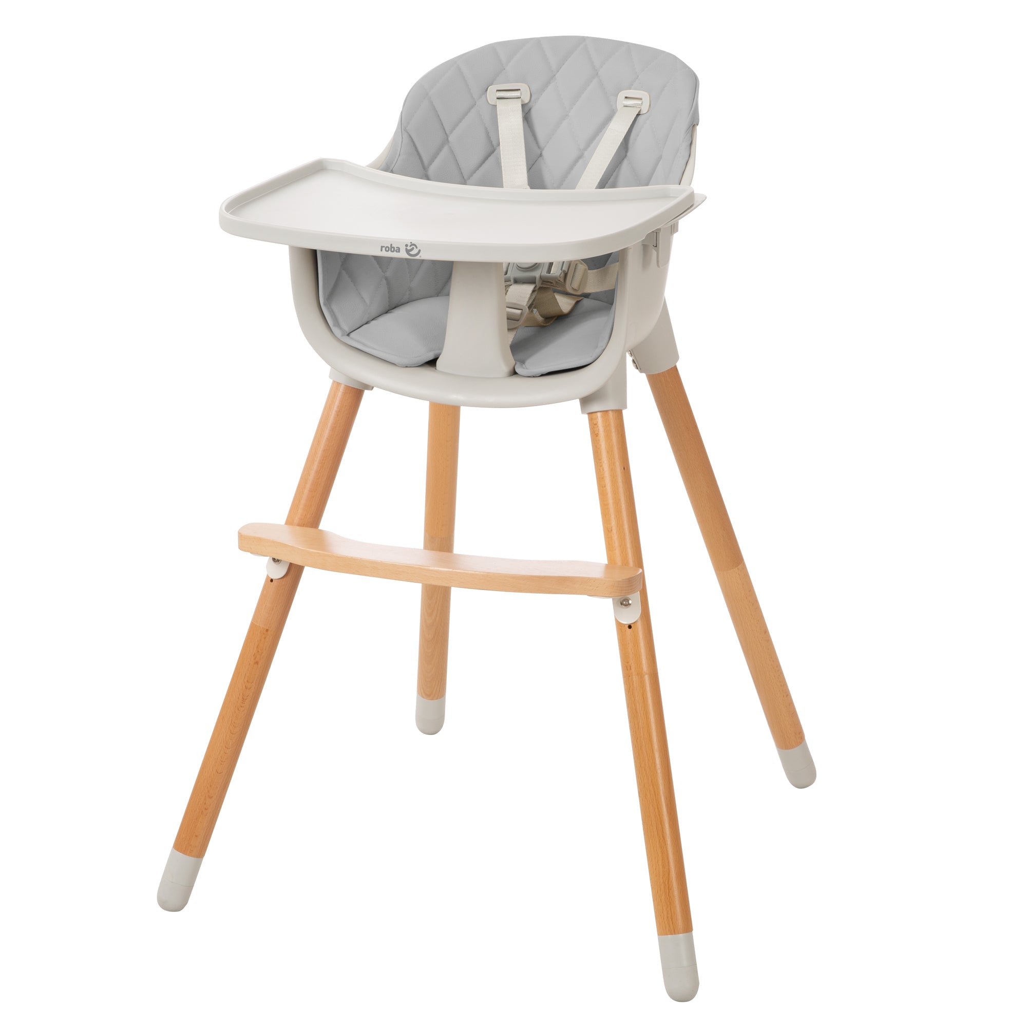 Roba 7575GA Hochstuhl Style Up Wood grau - Bild 3 Roba 7575GA Hochstuhl Style Up Wood grau - Produktbild 3