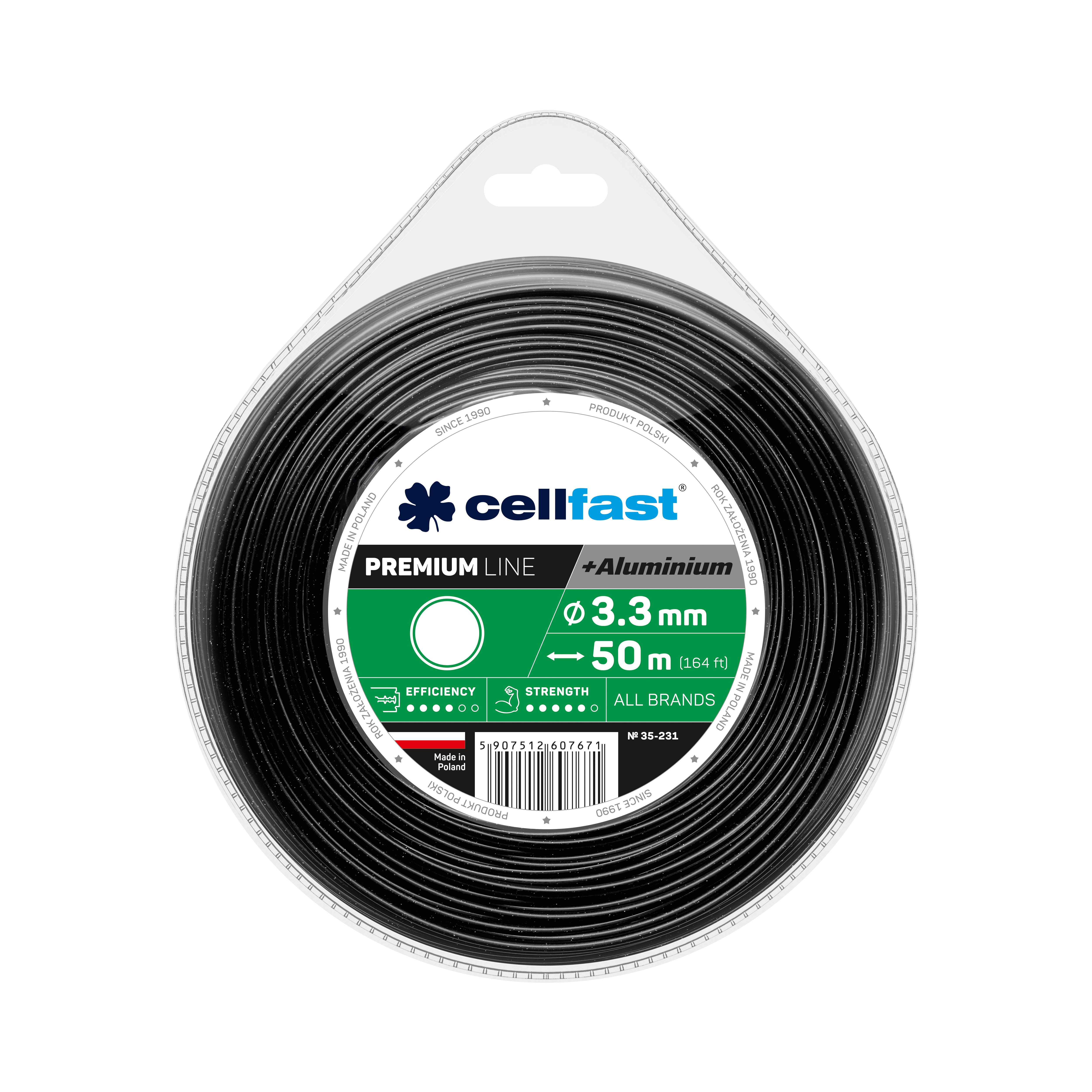 Cellfast PREMIUM Mähfäden 3,3 mm x 50 m Rund
