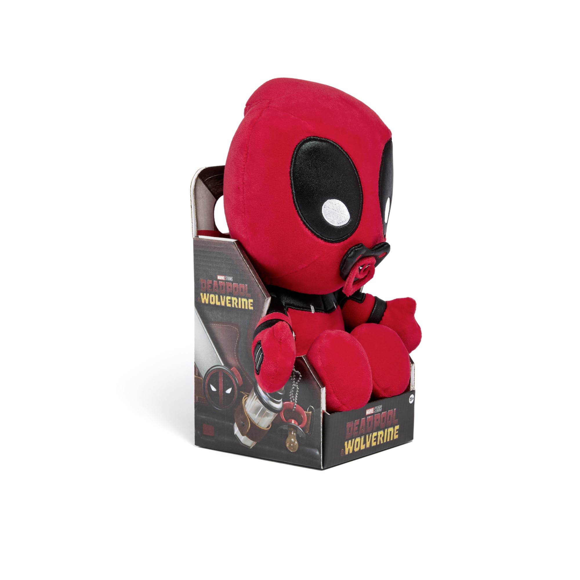 MARVEL Babypool Deadpool 25 cm 6315870455 Kissen, Dekoration für Zuhause, Plüsch, Spielzeug