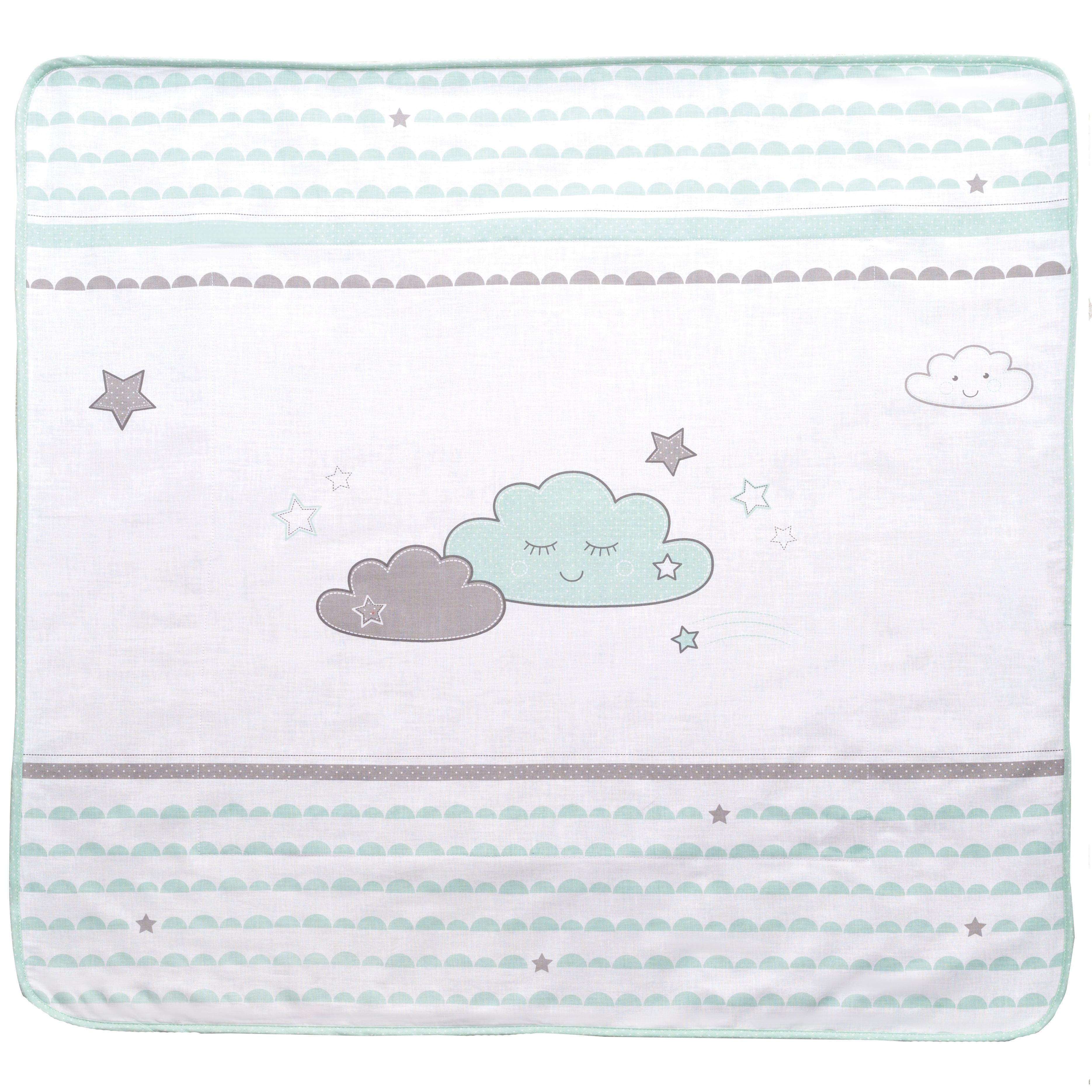 Roba 306100S199 Kuscheldecke Happy Cloud mint – Heim Textilien - mint - Heim Textilien - Produktbild 1