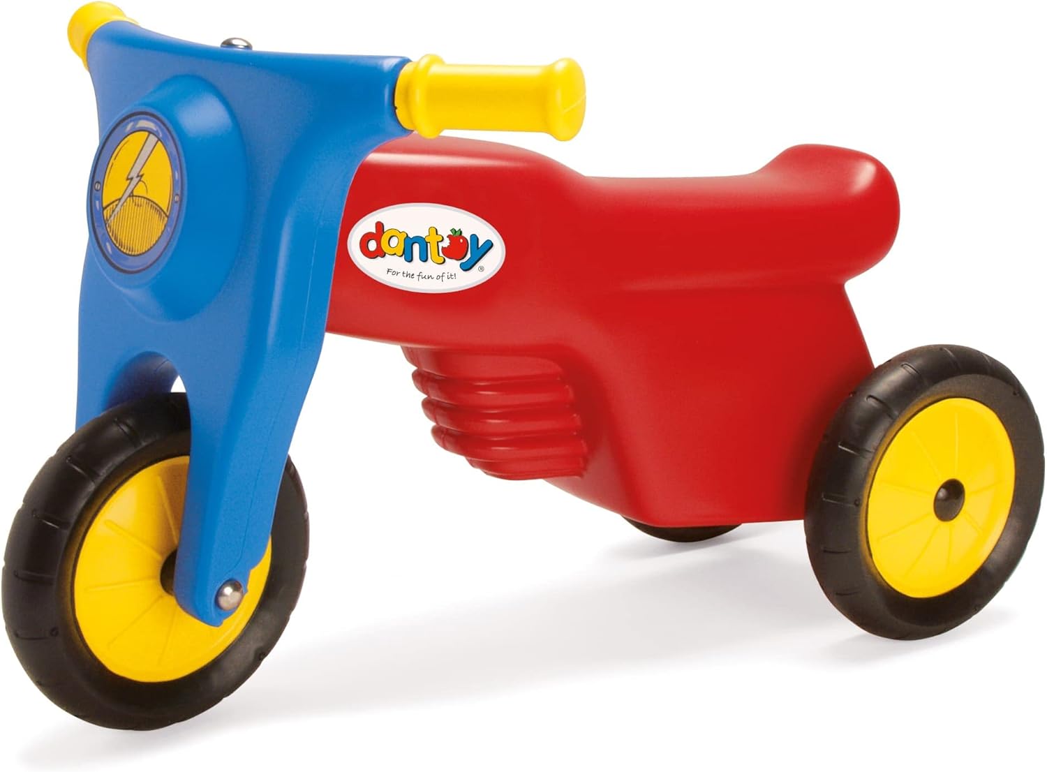 Dantoy 3321 Motorrad mit Gummirädern - Kinderfahrzeug mit 3 Rädern, L: 58,5 cm Dantoy 3321 Motorrad mit Gummirädern - Kinderfahrzeug mit 3 Rädern, L: 58,5 cm
