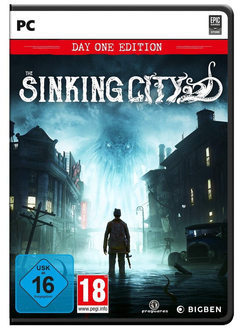 PC_The_Sinking_City_(Day_One_Edition)_376906, Buch, Veröffentlichung, Erwachsene, Mann, Person