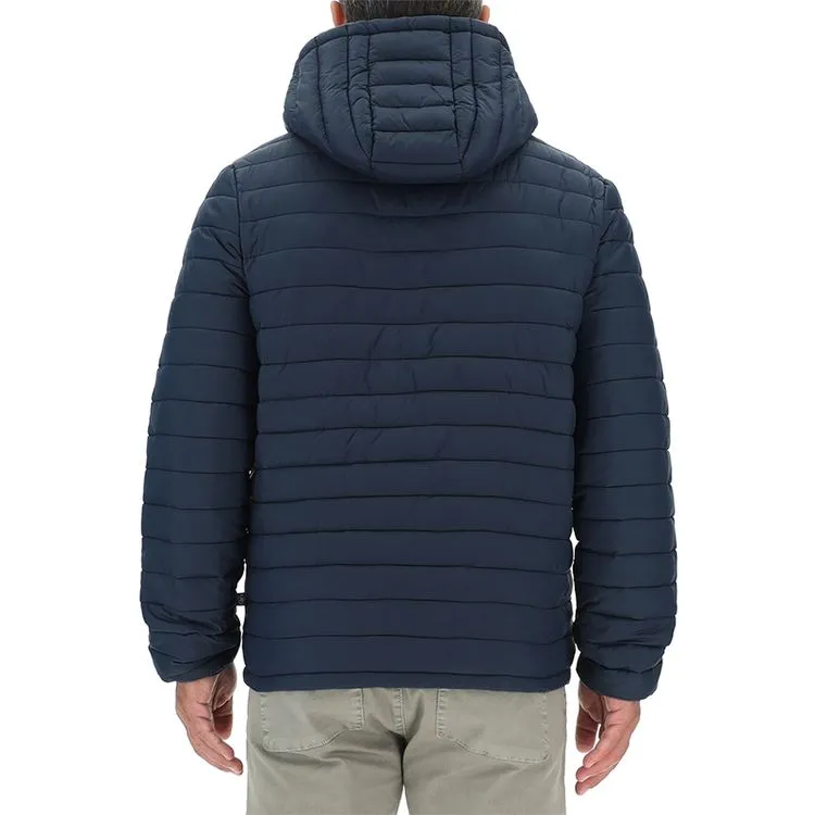 JEEP Herren Winterjacke O103344BL - Dunkelblaue Steppjacke mit abnehmbarer Kapuze GR. XXL JEEP Herren Winterjacke O103344BL - Dunkelblaue Steppjacke mit abnehmbarer Kapuze GR. XXL