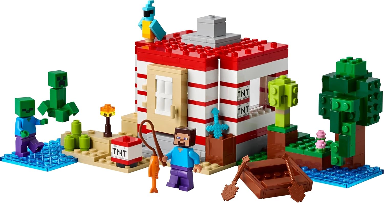 LEGO® Minecraft™ 21275 Das TNT Dschungelhaus Spielzeug, Person, Lego-Set